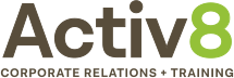 Activ8 Inc. Corporate Relations and Training Logo